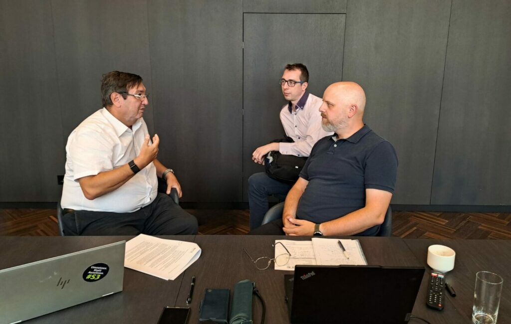 Capacity Management Workshop Sept 25 - Group Discussion between Management Board Member Jose Estrada, RNE Head of Capacity Management Philipp Koiser and RNE Senior Capacity Process Manager and Leader Capacity Process Management Adam Kertai