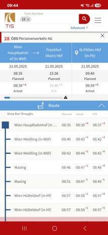TIS Screenshot - route